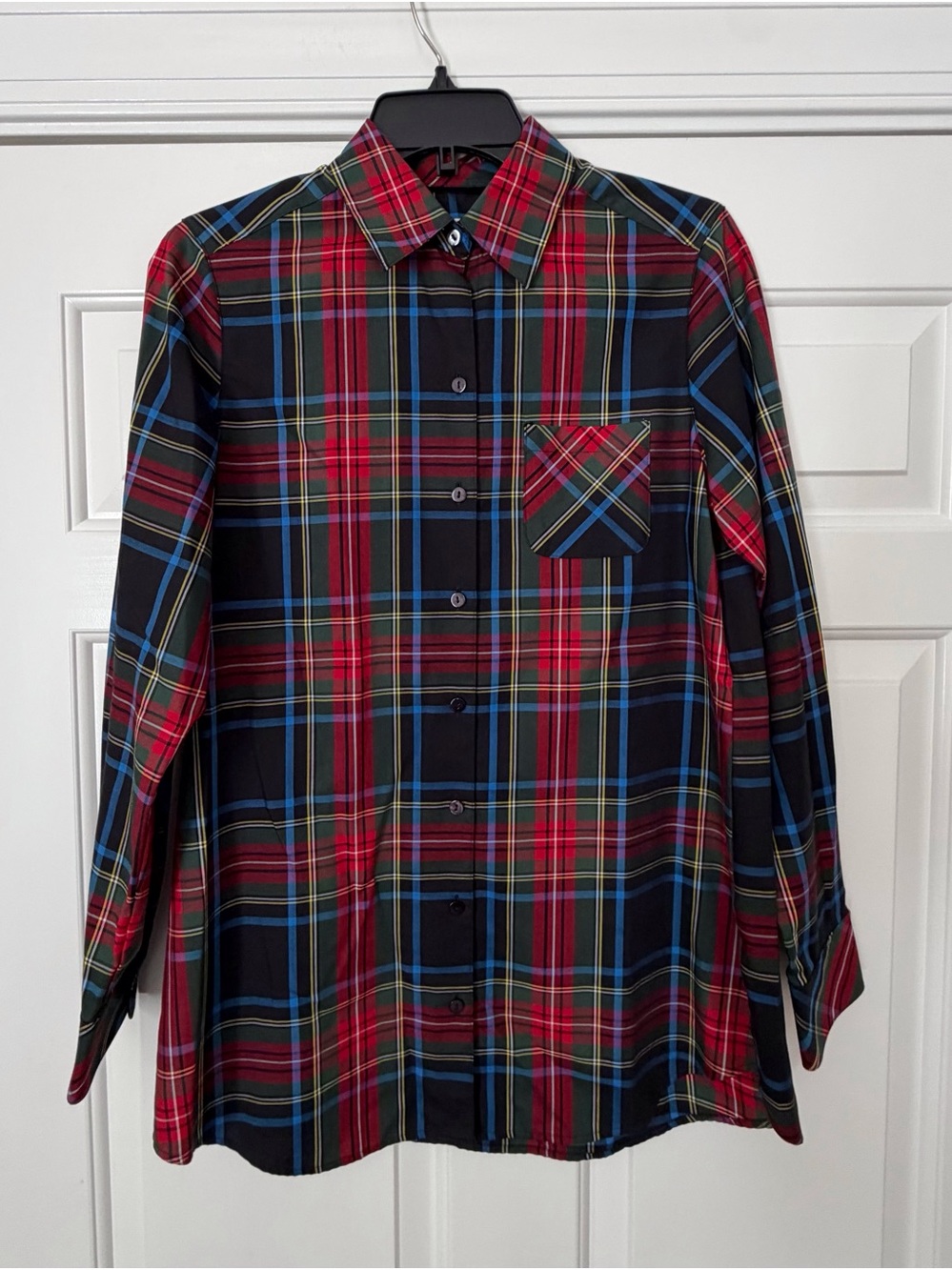 Orvis Plaid Tunic Button down shirt
